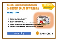 ENAE015PO - CONCEPTOS PARA EL DISEÑO DE INSTALACIONES DE ENERGÍA SOLAR FOTOVOLTAICA