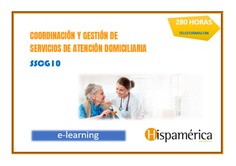 SSCG10 - COORDINACIÓN Y GESTIÓN DE SERVICIOS DE ATENCIÓN DOMICILIARIA
