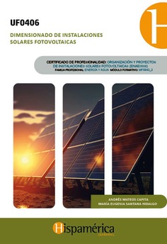 UF0406 Dimensionado de instalaciones solares fotovoltaicas