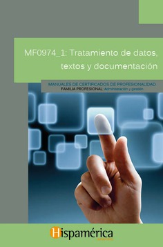 MF0974_3 Tratamiento de datos, textos y documentación