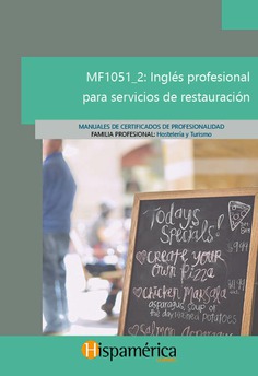 MF1051_2 Inglés profesional para servicios de restauración